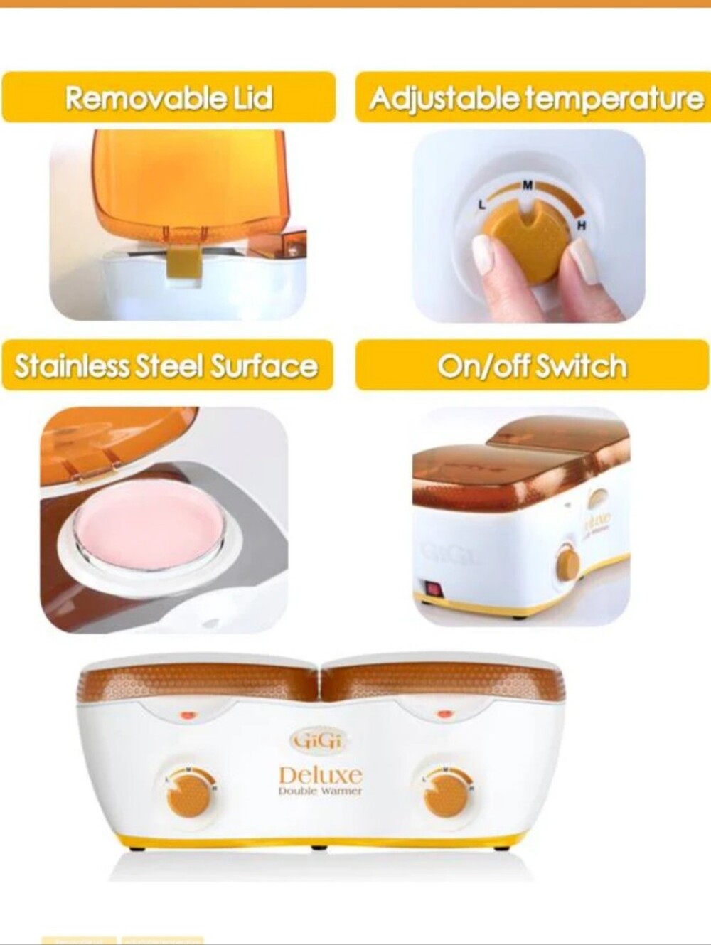GIGI Double Wax Warmer